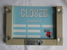 Tür Werbeschild Open / Closed