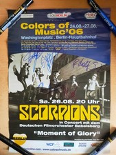 Signiertes Poster der Band