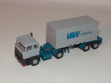 Wiking 1:87 Nr.526/16 Container-Sattelzug DAF 3300 VAW chemie grau
