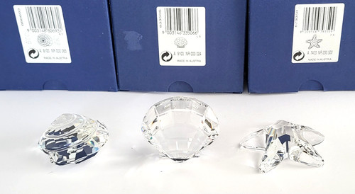 Swarovski 3er set scs muschel - swarovski,