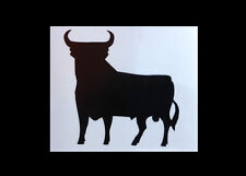 1 Aufkleber -  Silhouette Stier Spanien - 7x7 cm