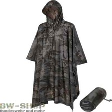 BUNDESWEHR PONCHO US REGENPONCHO RIPSTOP ARMY BW NÄSSESCHUTZ OUTDOOR REGENUMHANG