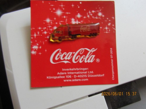 Coca cola pin original - coca-cola,