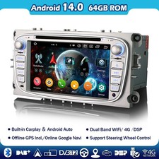 8 Core Android 14 Sat Nav Car