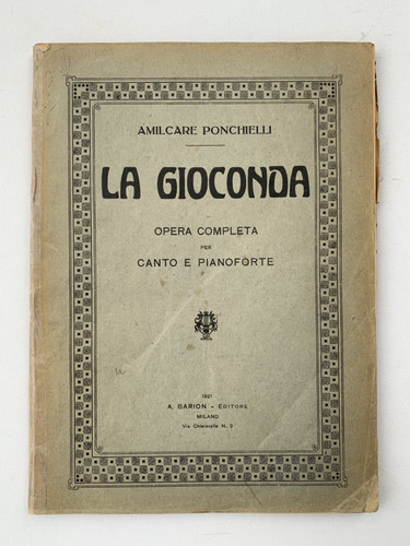 Noten ponchielli la - noten, ponchielli.