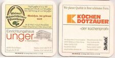 Kleines Rüsselsheimer Brauhaus - Bierdeckel "Küchen Dotzauer, Büttelborn"