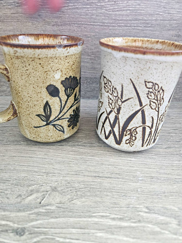 Stoneware kaffeetassen set - stoneware, kaffeetassen-set