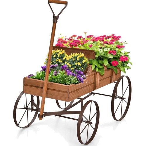 Blumenständer metall holz - blumenständer,