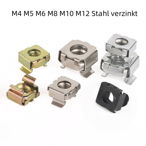 Käfigmuttern stahl verzinkt - stahl,