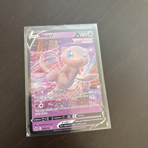Mew pokemon karte deutsch - v,