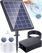 Biling Solar Teichbelüfter Mit Akku, 2.5W Solar Sauerstoffpumpe Für Teich Teichb