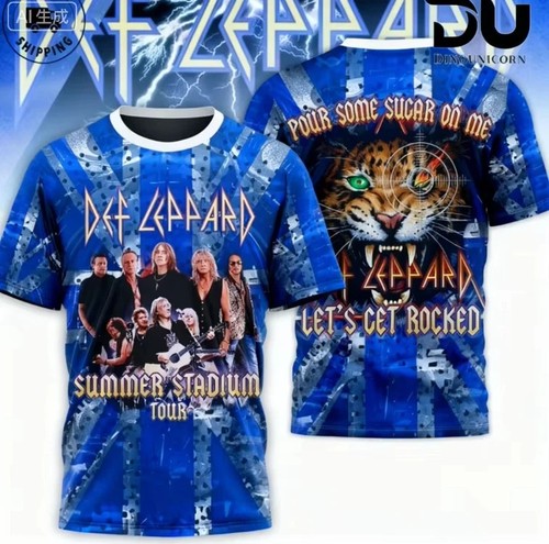Def leppard shirt printed - def, 3d