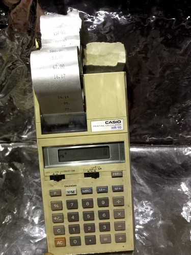 Casio printing - hr-10,