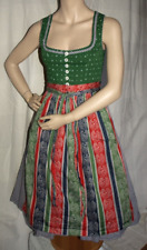 Salzburger Dirndl Look - Balkonette Dirndl mit Schürze Gr. 36 / 38  (D04)