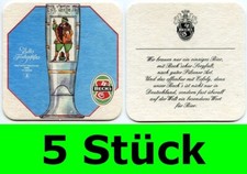 5 Stück Bierdeckel Beck's