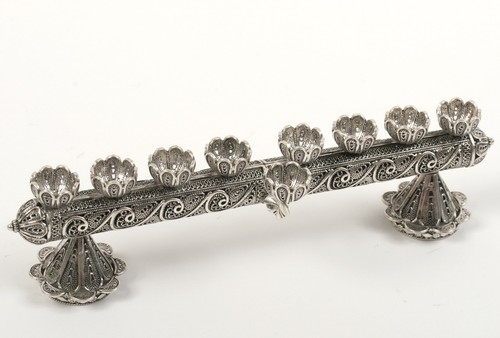 Silber jüdische chanukka - silber,