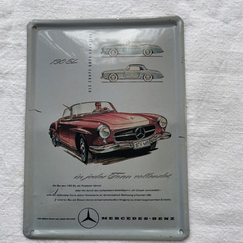 Blechschild mercedes benz - blechschild,