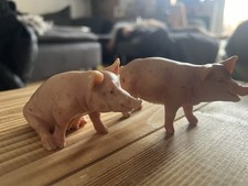 Schleich Schweine Alt Rar Sammler Farm World Bauernhof Tiere