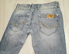 CIPO & BAXX HERREN DENIM JEANS HOSE OLDSCHOOL HIP HOP GANG WEAR DESGINER W36 L32