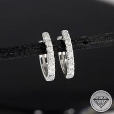 Wert 540 € Brillant Creolen (0,12 carat) in 900 Platin