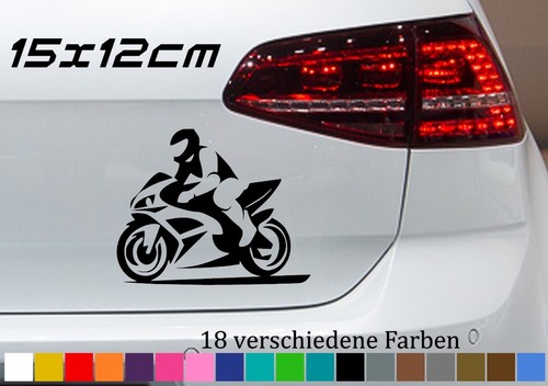 Motorrad aufkleber 15x12cm - motorrad,