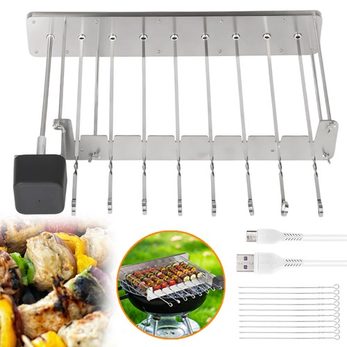 Edelstahl grill spiessdreher - edelstahl,