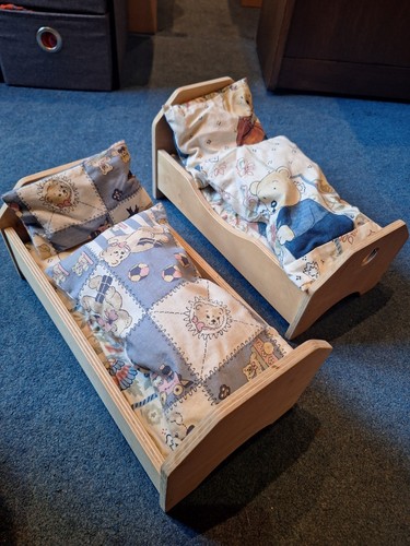 Puppenbetten handgefertigt - 2,