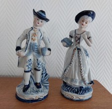 2 Porzellanfiguren Rokoko Paar
