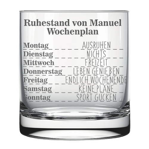 Personalisiertes glas mit - personalisiertes,