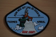 Patch, Aufnäher (Heer,Bundeswehr,CH-53)  ISAF 2007 Kein Weg ist uns zu hoch!