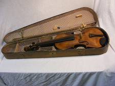 Antike Stainer Geige mit Holzkoffer Länge-60cm