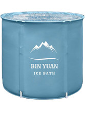 Faltbare Badewanne Erwachsene 70x68cm Portable Eisbad Klappbare Badewanne Rund