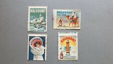 ***4 Reklamemarken Kalodont Zahncreme / 2 x Fehldruck aus Sammlung***