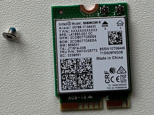 Intel 9560ngw wlan - intel,