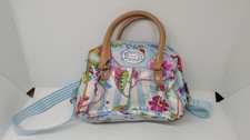 Kleine Tasche von Oilily hellblau mit Muster ca. 13 x 19cm