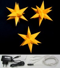 3D Adventsstern 3x kleine