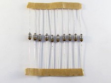 10 Stück/pcs Siemens HF-Drossel axial, 180nH, 1A, 25MHz, 3,3x7mm B78108-T3181-K