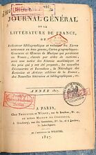 1817 Journal Général de la