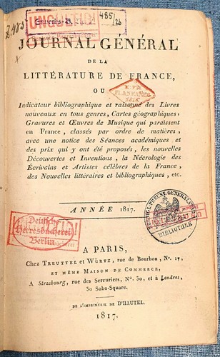 1817 journal général la - journal, de