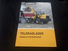 Schäffer Schaeffer TELERADLADER Prospekt Brochure Catalog DEUTSCH 24 Seiten RAR