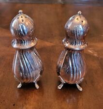 Alte Salz und Pfefferstreuer vermtl. versilbert Handgefertigt 