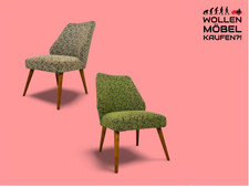 WMK 1/2 Kultiger und sehr gut erhaltener 50er Jahre Cocktailsessel mit schönem O