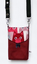 Kl. coole Tasche, Mini Cross Body Bag & Umhängetasche / Handytasche / Handarbeit