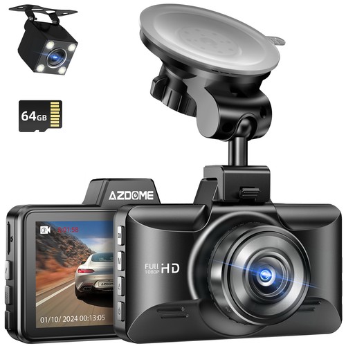 Azdome dual 1080p dashcam - azdome,