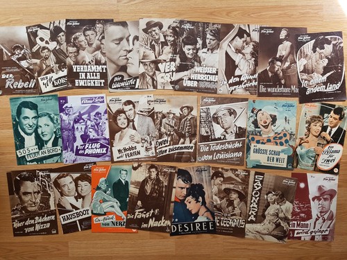 Filmprogramm konvolut 24x - ,