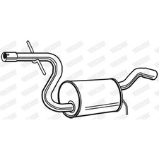 Mittelschalldämpfer WALKER