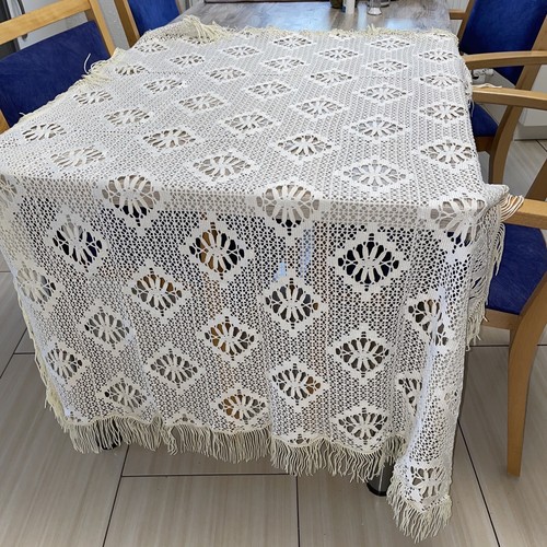 Handgeklöppelte tischdecke - handgeklöppelte,