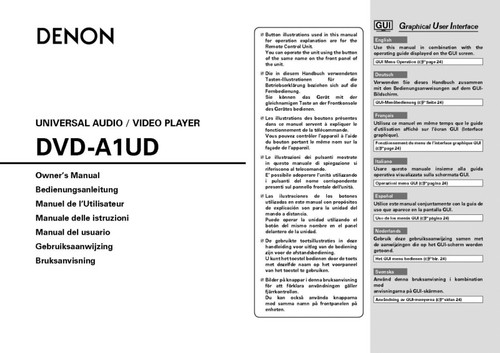 Denon dvd a1ud audio - dvd-a1ud, video