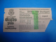 79/80 Ticket BVB Dortmund VFB