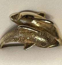 Ring Delphin, 2,0 Gramm Gelbgold 14 Karat Gr. 49 Goldschmiede Neu